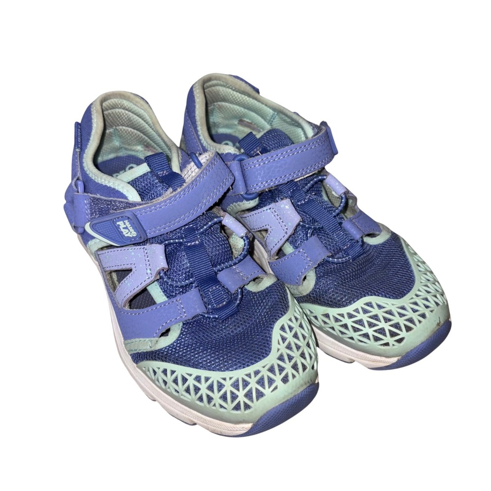 Stride Rite Made2Play Nesta Kids Sneakers Purple Blue Mint Green Size 1.5M Girls